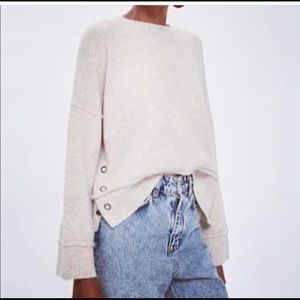 Top Shop soft light tan sweater